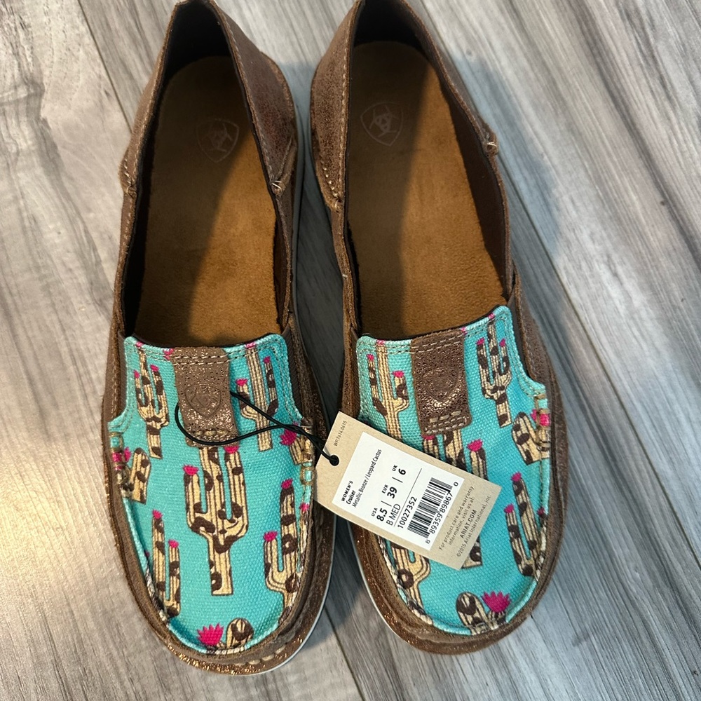 Ariat Womens Cruiser Metallic Bronze/Leopard Cactus